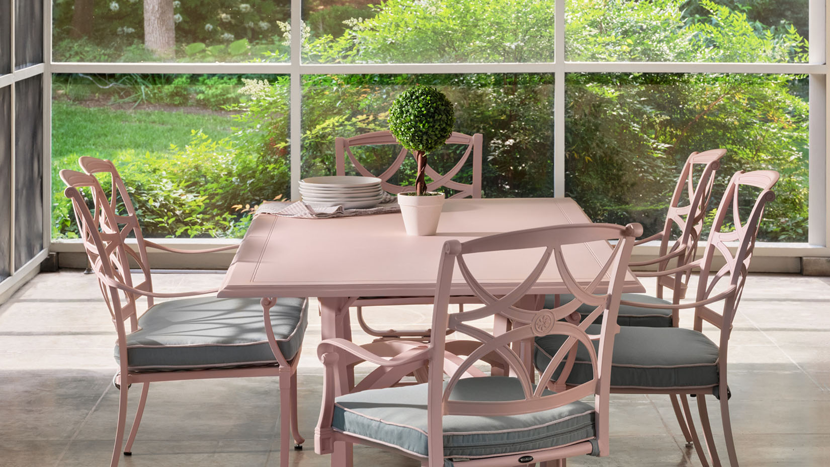 Solid Cast Tops with Carson Bases