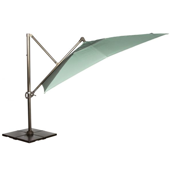 10' Square Cantilever Umbrella with 18