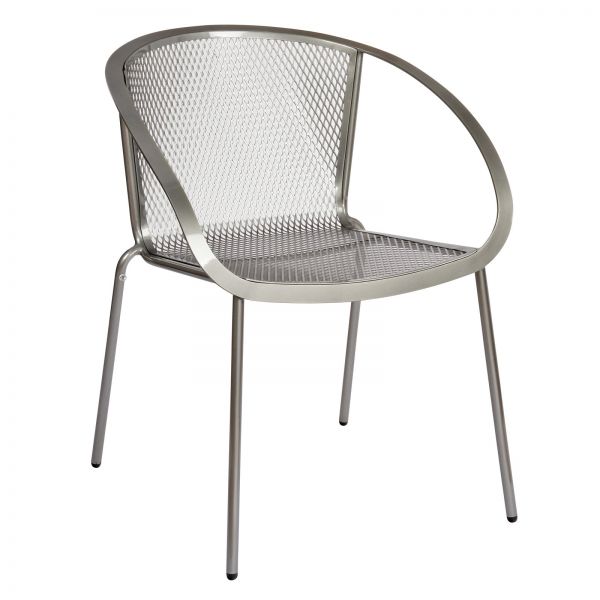 Iron Dining Zuma Stacking Arm Chair