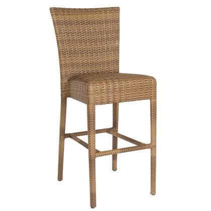 S593091 All-Weather Padded Seat Bar Stool without Arms