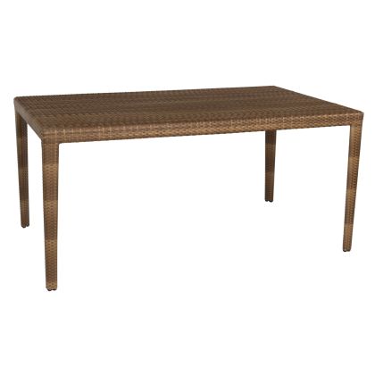 S601702 All-Weather Miami 39" x 63" Rectangular Dining Table