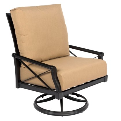 Woodard Andover Big Man's Swivel Rocking Lounge Chair