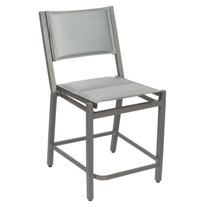 Woodard Palm Coast Padded Sling Counter Stool without Arms