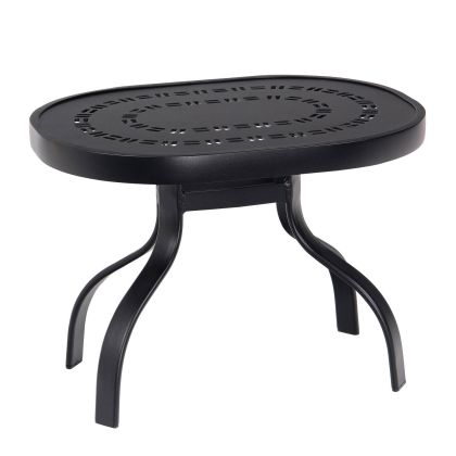 Deluxe 19" x 24" Rectangular End Table with Trellis Top