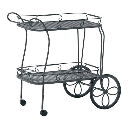 Tea Cart - Mesh Top with removable serving tray