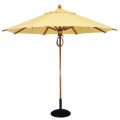deluxe wood market umbrella