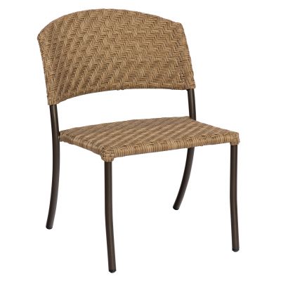 Barlow Dining Side Chair - Stackable - Bronzed Teak