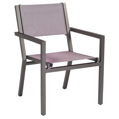 Palm Coast Sling Dining Armchair - Stackable