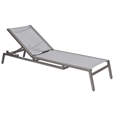 Palm Coast Sling Adjustable Chaise Lounge - Stackable
